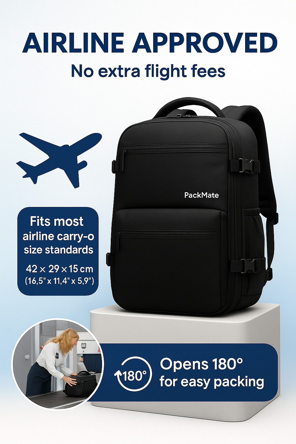 PackMate Pro – Smart Compression Travel Bag with Built-In Air Pump