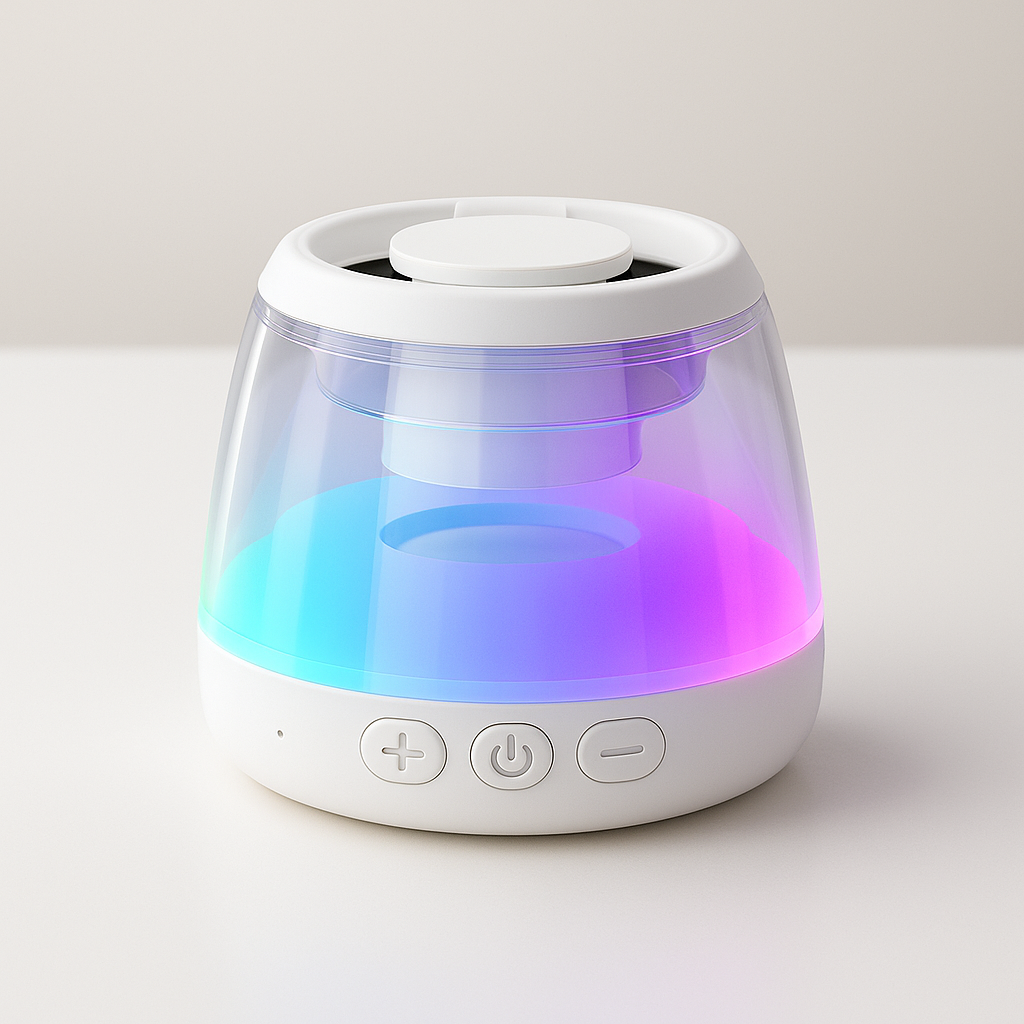 VibeCast Mini SoundPillar - Transform Any Surface Into Sound