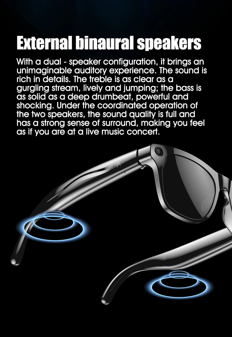 ChatGPT AI Smart Glasses – 4K Camera, Bluetooth Calls & Real-Time Voice Assistant