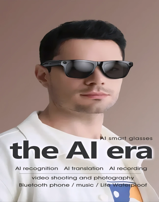 ChatGPT AI Smart Glasses – 4K Camera, Bluetooth Calls & Real-Time Voice Assistant