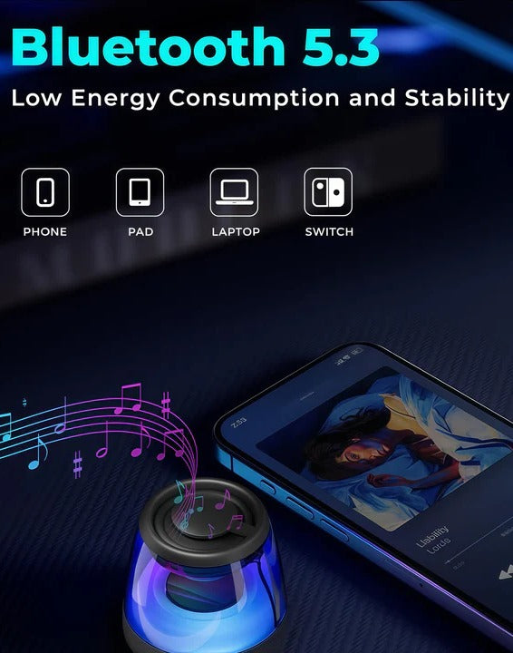 VibeCast Mini SoundPillar - Transform Any Surface Into Sound