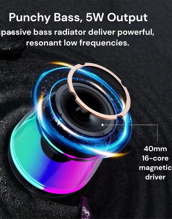 VibeCast Mini SoundPillar - Transform Any Surface Into Sound