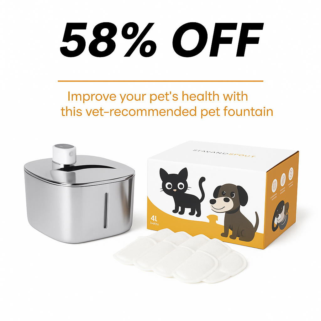 LuxeFlow - Wireless Fountain For Cats & Dogs