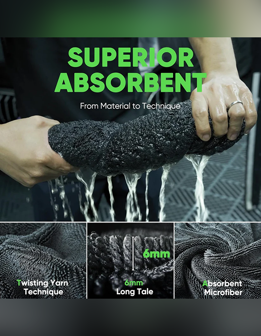 MagicDry Pro – Twist-Weave Microfiber Car Towels