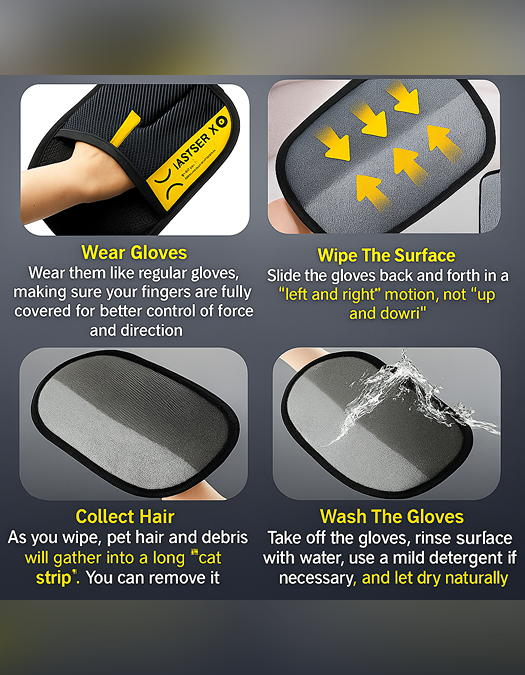 FurEase – Pet Hair Removal Glove