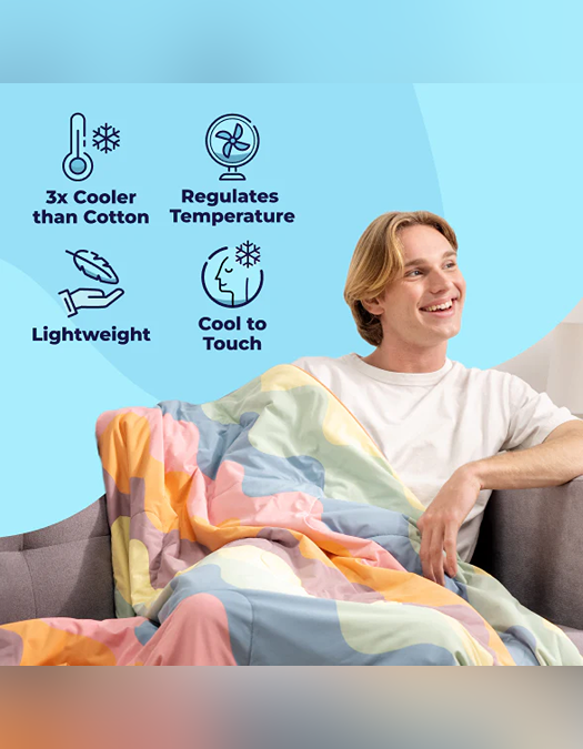 CoolWave – Breathable Cooling Blanket