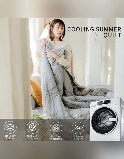 CoolWave – Breathable Cooling Blanket