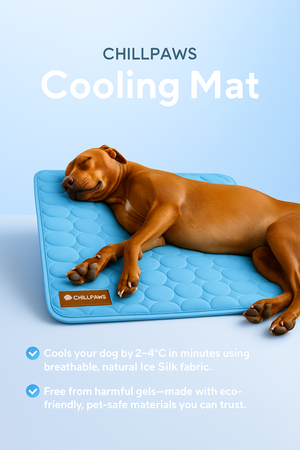 ChillPaws – Self-Cooling Pet Mat (1+1)
