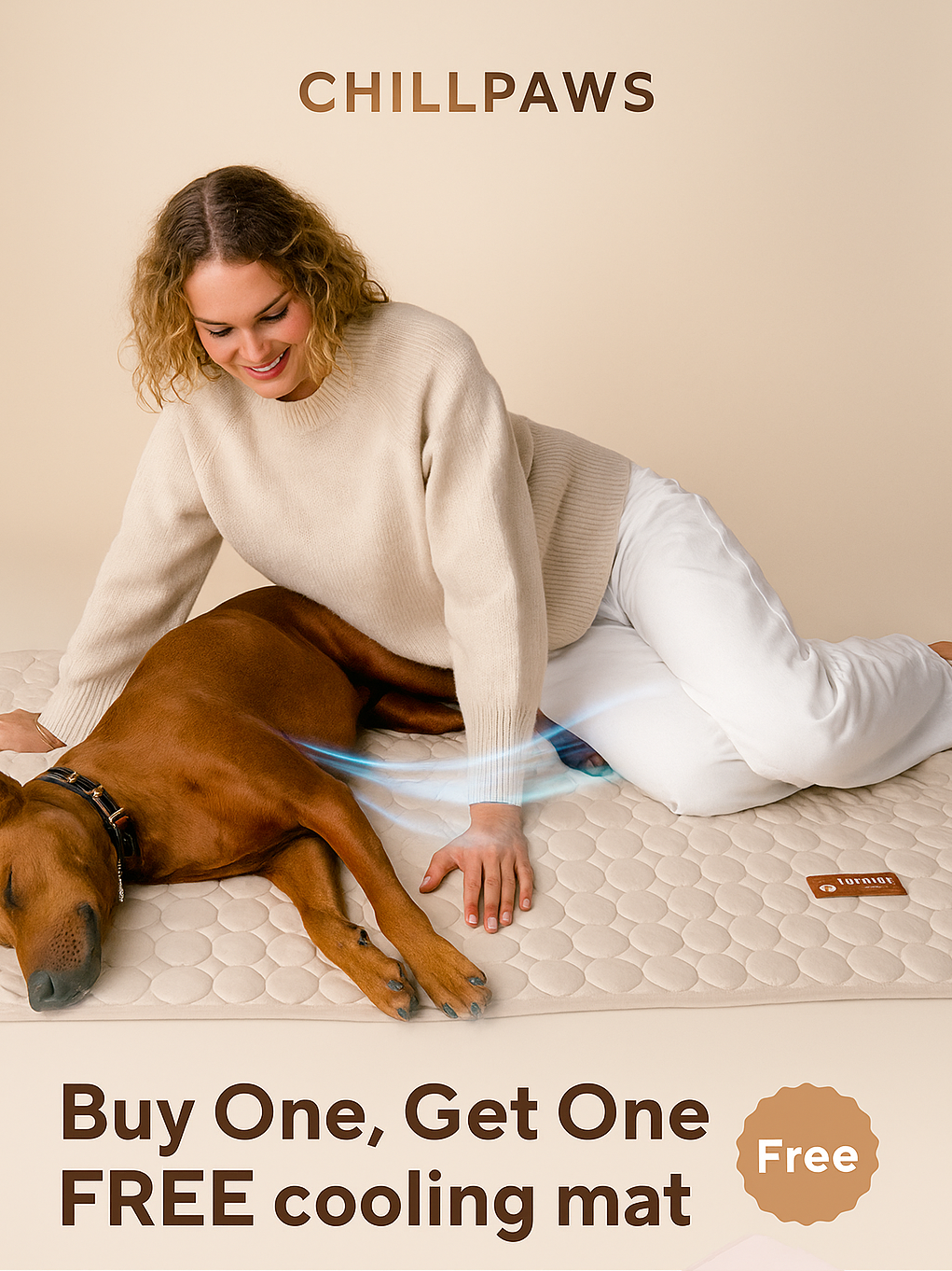 ChillPaws – Self-Cooling Pet Mat (1+1)