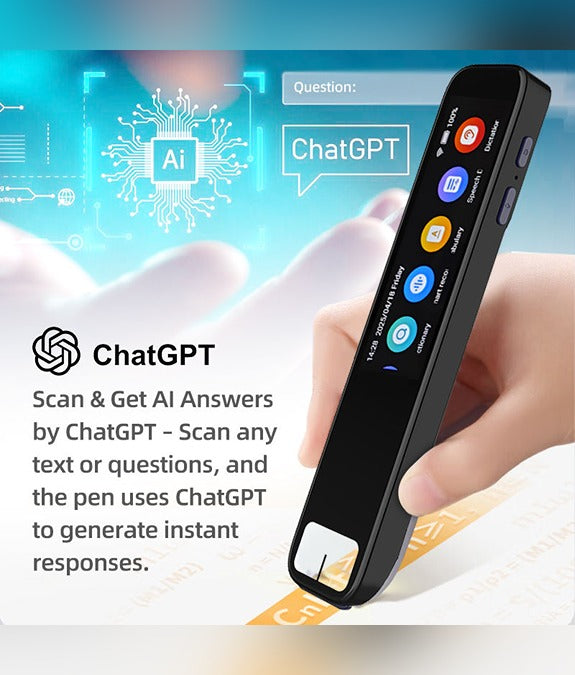 ChatGPT AI Pen – Instant Answers, Real-Time Translation & Smart Scanning