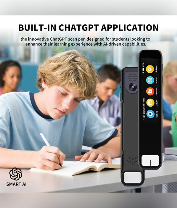 ChatGPT AI Pen – Instant Answers, Real-Time Translation & Smart Scanning