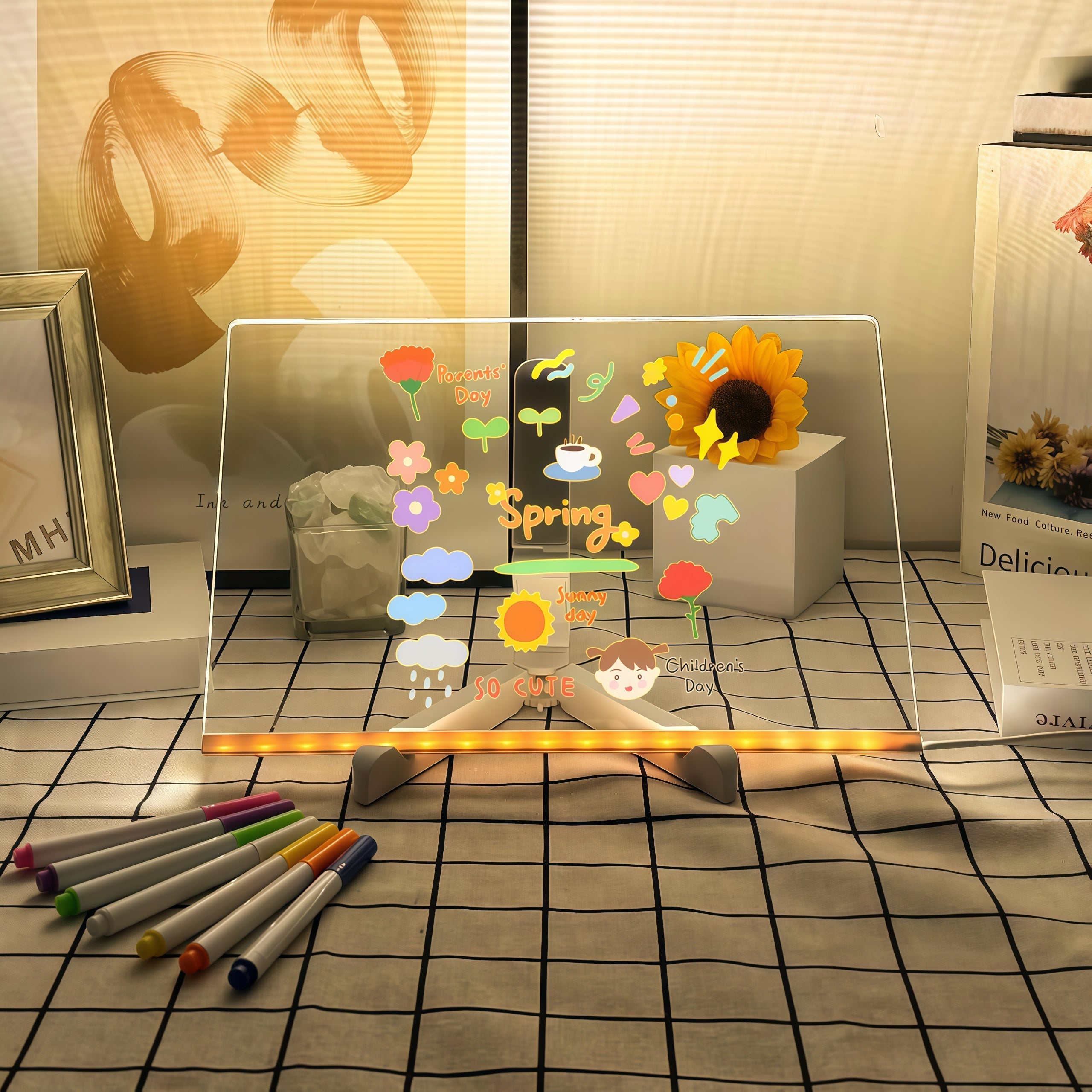 Glowboard - LED Light-Up Writing & Drawing Board