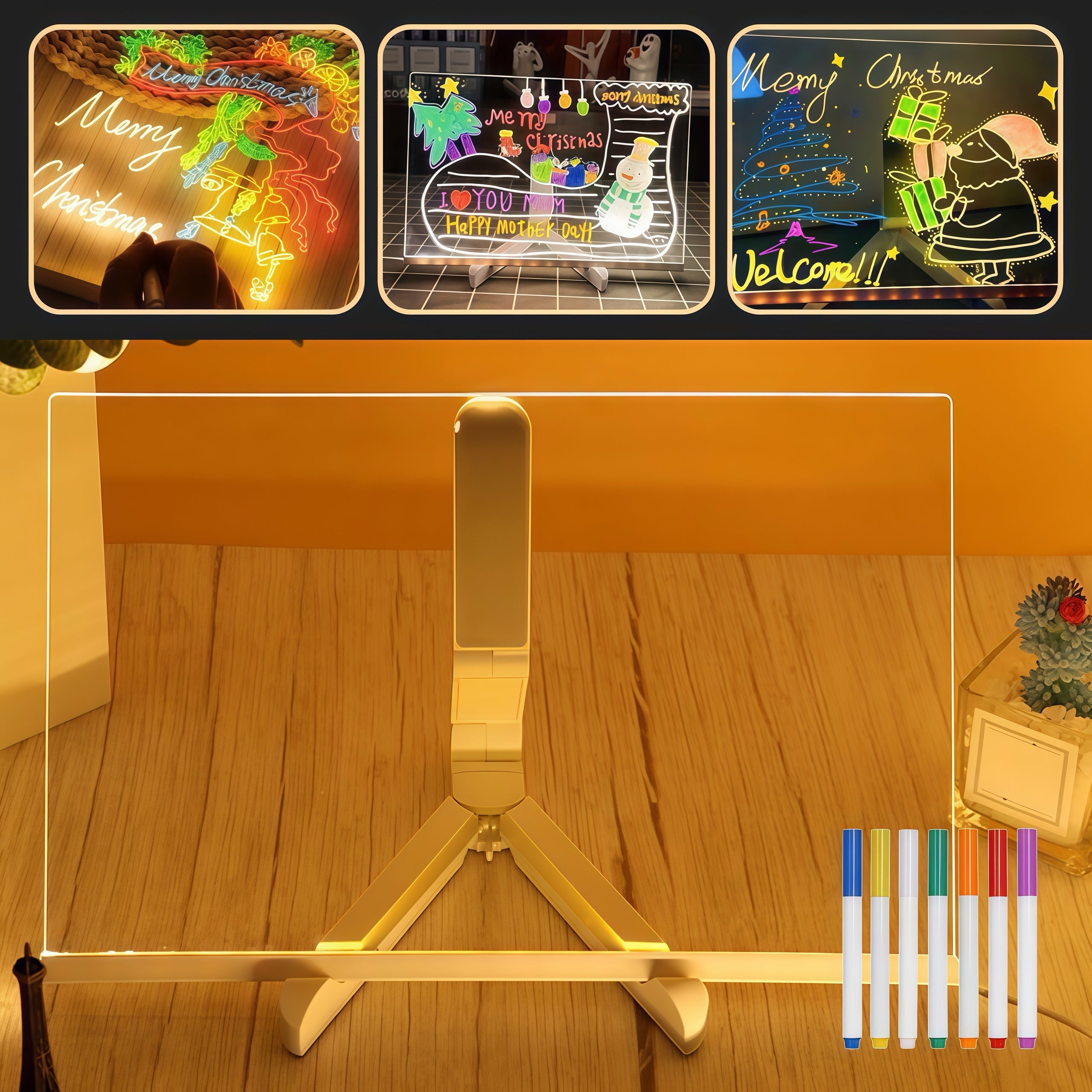 Glowboard - LED Light-Up Writing & Drawing Board