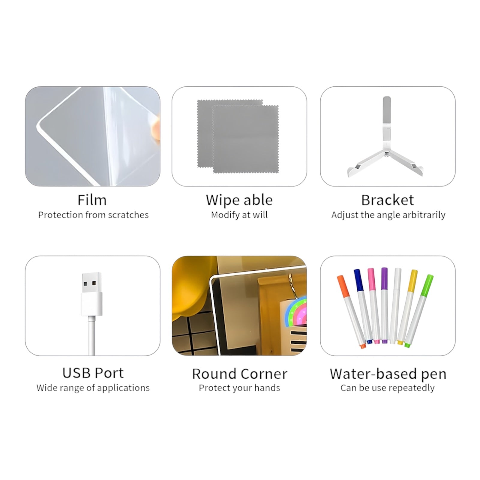 Glowboard - LED Light-Up Writing & Drawing Board